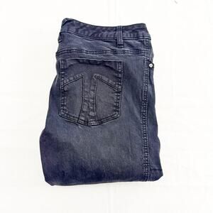 Tripp Black Ripped Skinny Punk Rock Denim Distressed Jeans Size 11